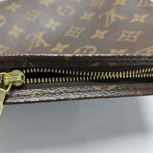 TOILET POCKET 26 Monogram Coated Canvas Brown