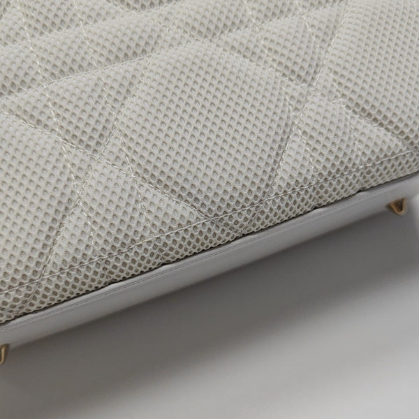 Lady D-Lite Mediano Tejido Acolchado Blanco