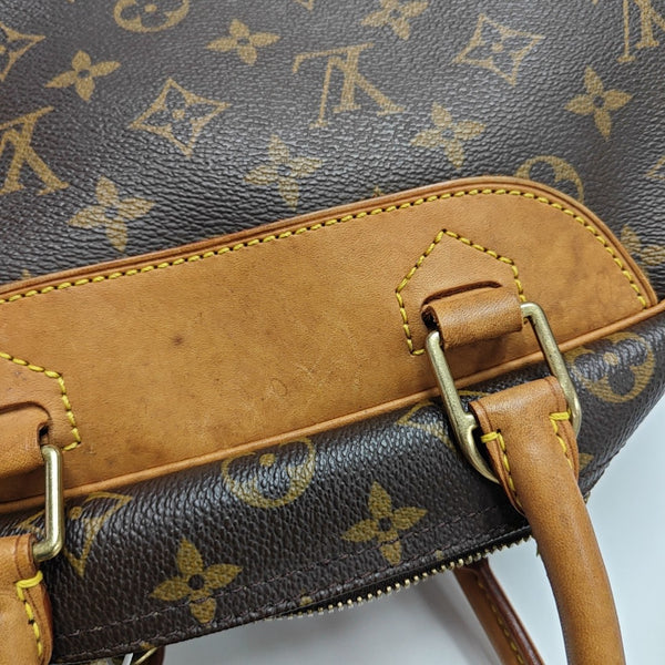 DEAUVILLE GM Monogram Coated Canvas Brown