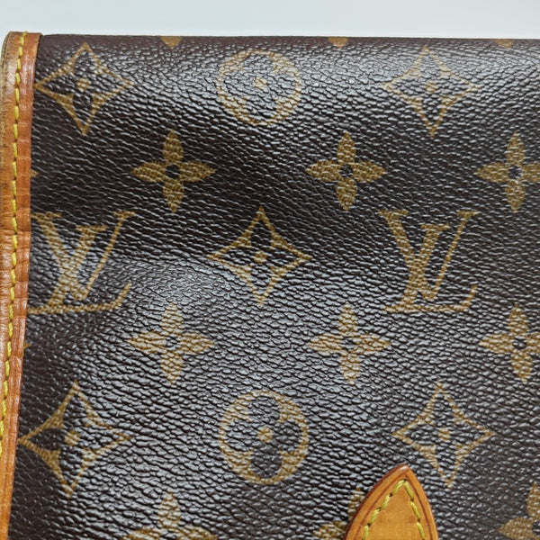 POPINCOURT Monogram Coated Canvas Brown