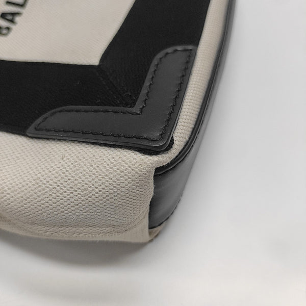 Navy Mini Canvas White