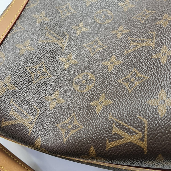 MILK BOX Monogram Coated Canvas Brown