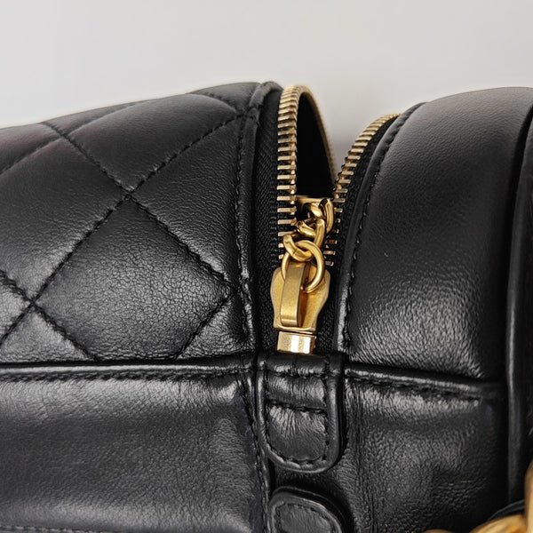 Quilted Lambskin Black