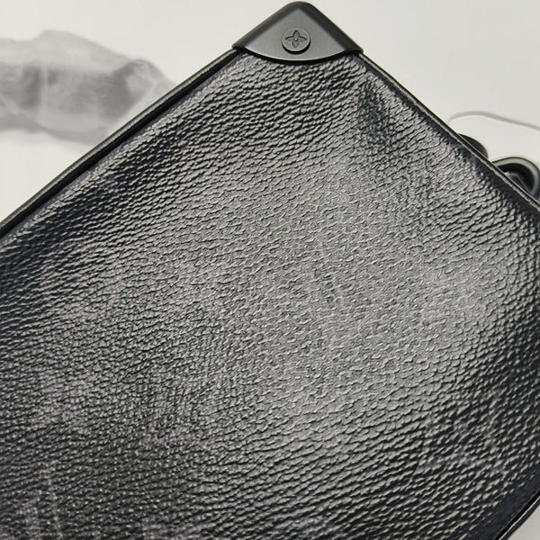 SOFT TRUNK Mini Monogram Coated Canvas Black