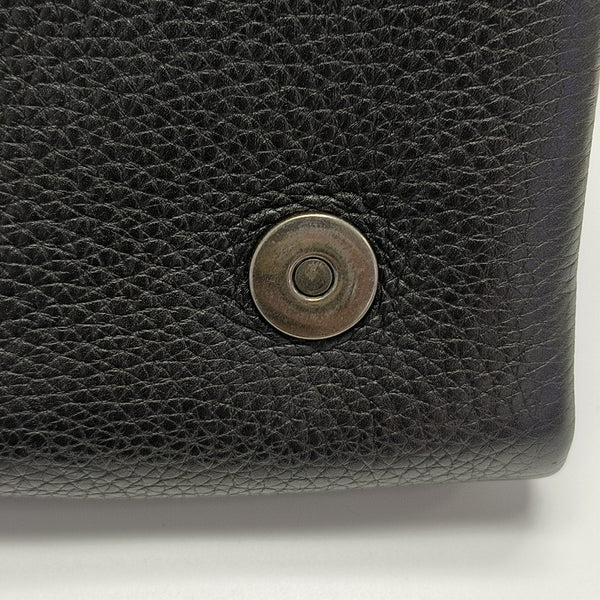 Calfskin Shoulder Bag Black