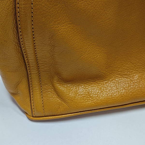 Calfskin Tote Bag Yellow