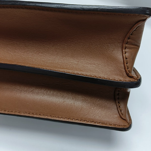DAUPHINE Mini Monogram Coated Canvas Brown