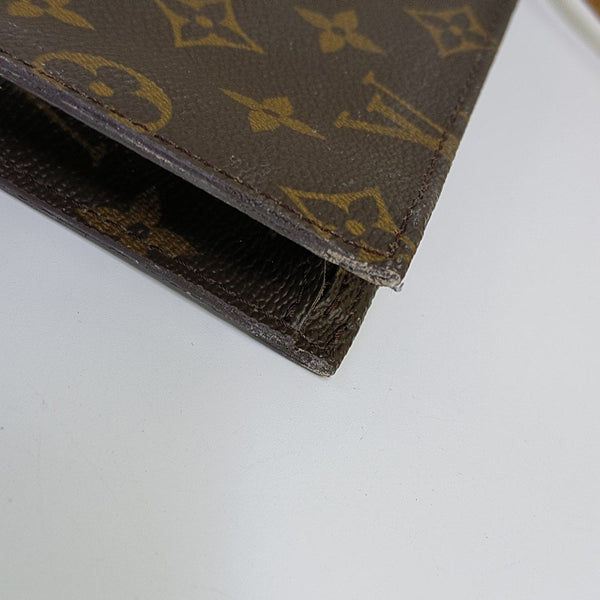 BUCKET Monogram Coated Canvas Brown