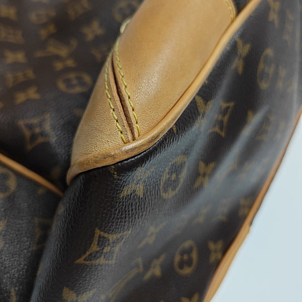 ESTRELA MM Monogram Coated Canvas Brown
