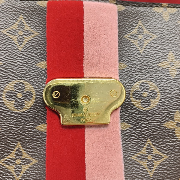 GEORGES BB Monogram Coated Canvas Brown