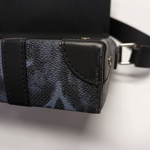 TRUNK PM Monogram Coated Canvas Gray