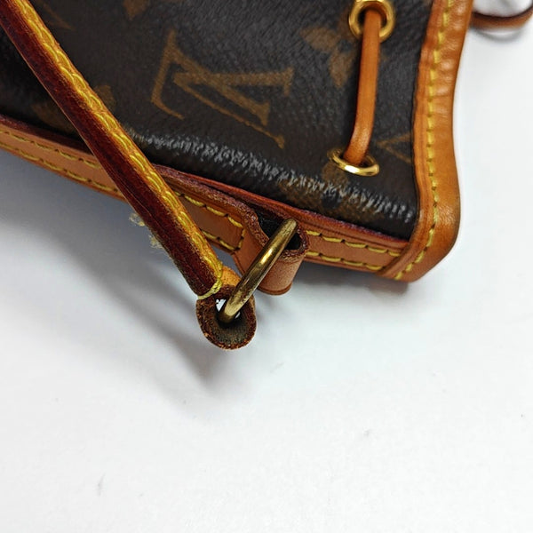 NÉONOÉ Nano Monogram Coated Canvas Brown