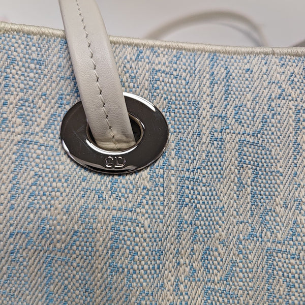 Fabric Tote Bag Blue