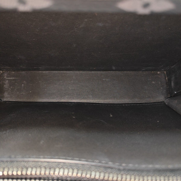 CLUTCH BOX Monogram Coated Canvas Gray