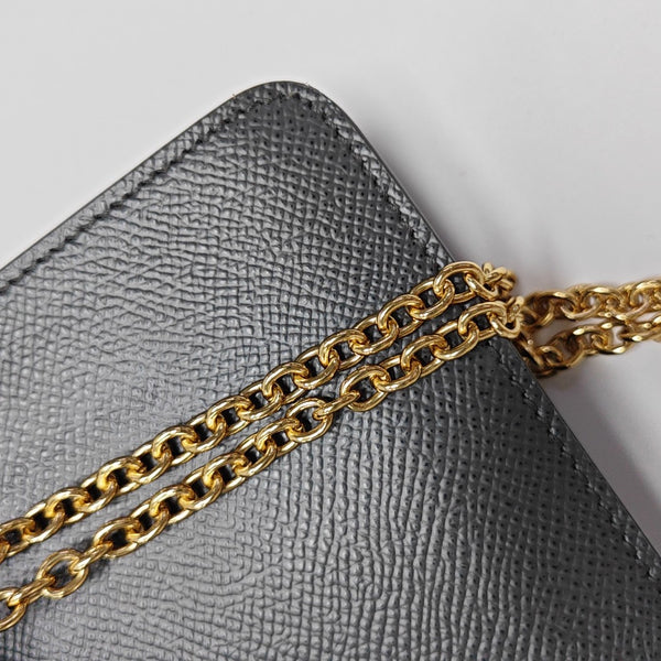 Gancini Calfskin Gray