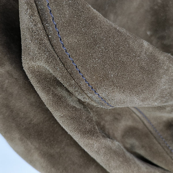 Suede Shoulder Bag Brown