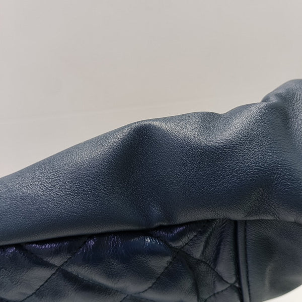 CHANEL 31 Large Quilted Calfskin Blue