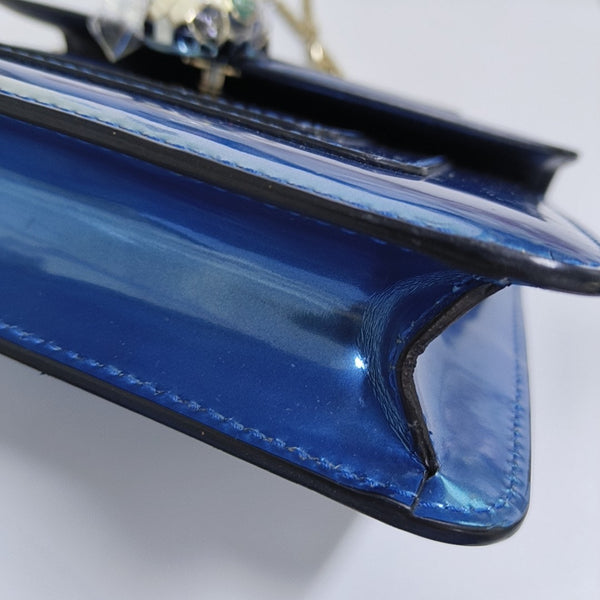 SERPENTI FOREVER Small Calfskin Blue