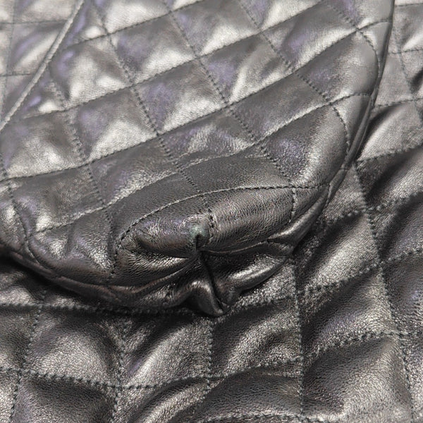 ICARE Extra Large Quilted Lambskin Black