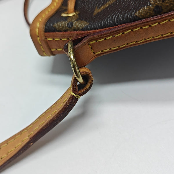 NÉONOÉ Nano Monogram Coated Canvas Brown