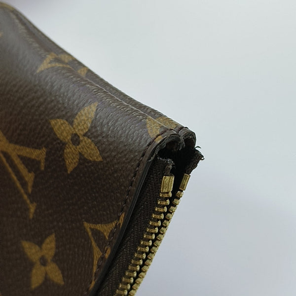 Monogram Coated Canvas Coin Purse Brown