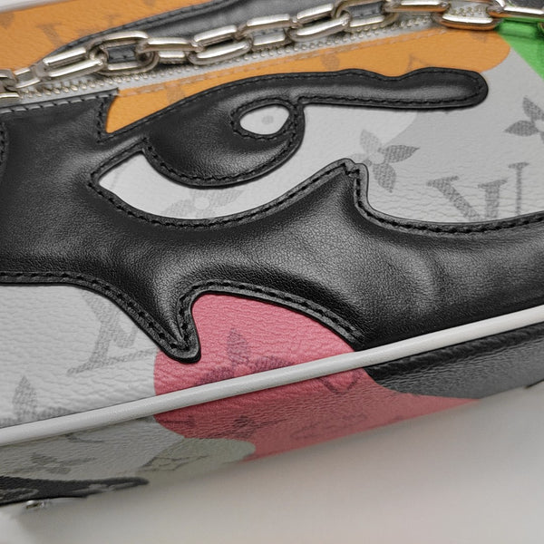 SOFT TRUNK Mini Monogram Coated Canvas White