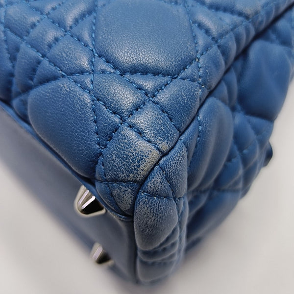Dior Soft Cannage Calfskin Blue