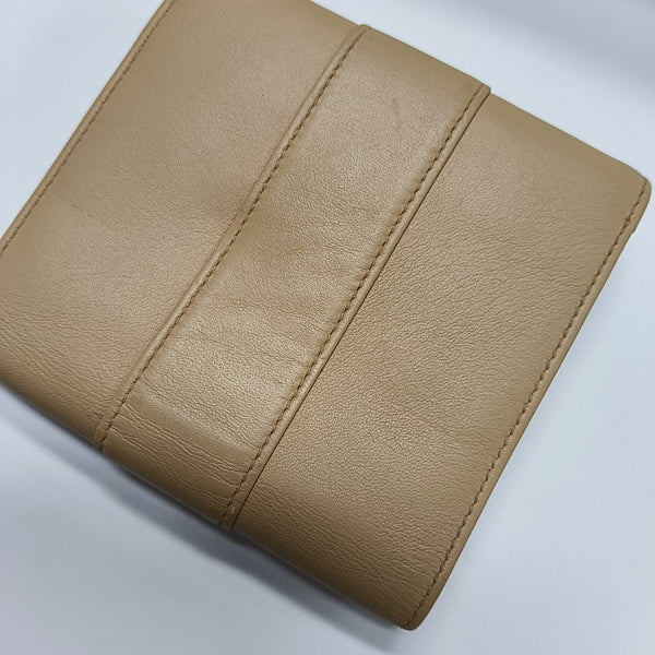 Calfskin Wallet Beige
