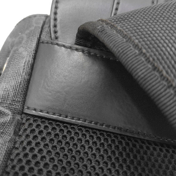 GG Supreme Monogram Coated Canvas Black
