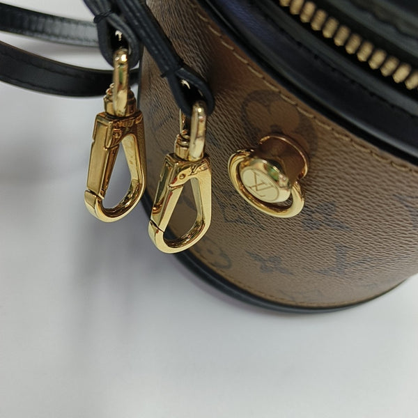 CANNES PM Monogram Coated Canvas Brown
