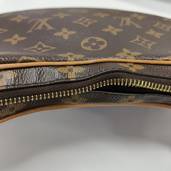 CROISSANT Monogram Coated Canvas Brown
