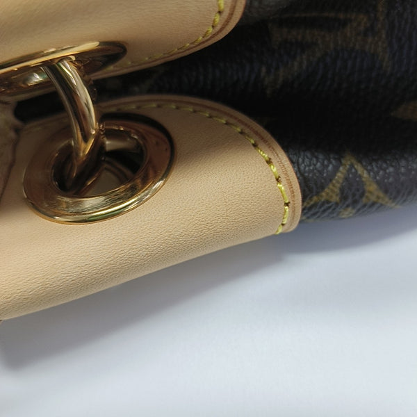 GALLIERA Monogram Coated Canvas Brown