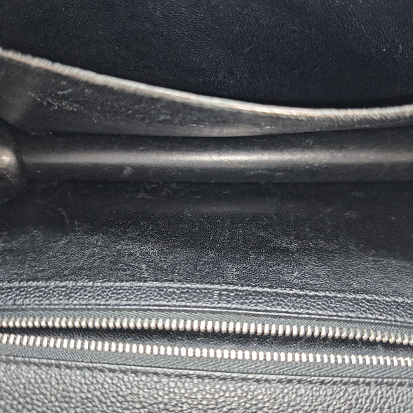 Diorama Medium Cannage Calfskin Black