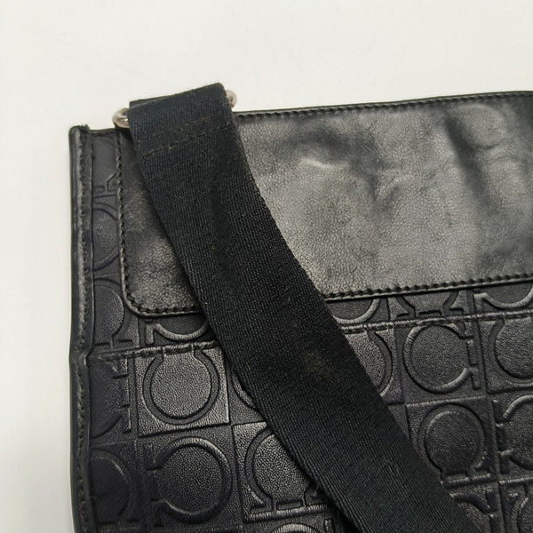 Calfskin Shoulder Bag Black
