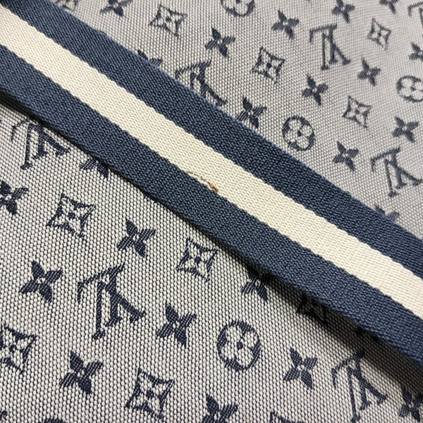MARY KATE Monogram Canvas Gray