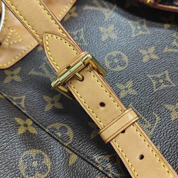 MONTSOURIS MM Monogram Coated Canvas Brown