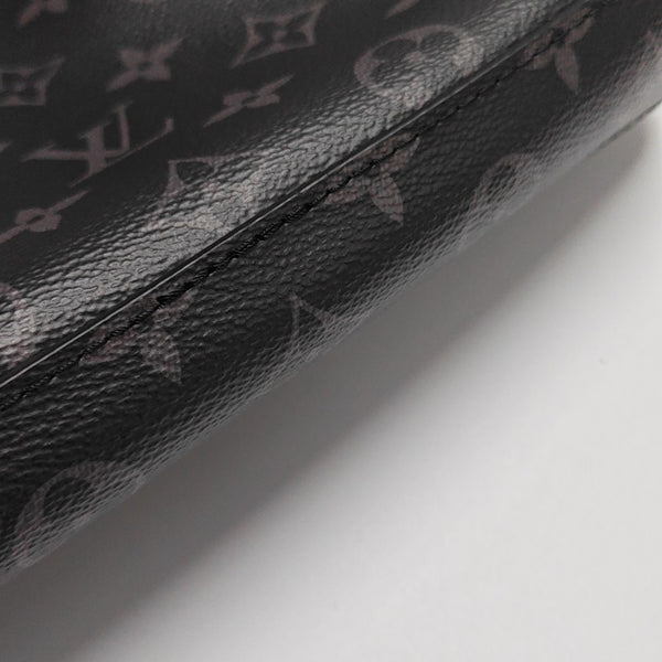 TRIO Monogram Coated Canvas Gray