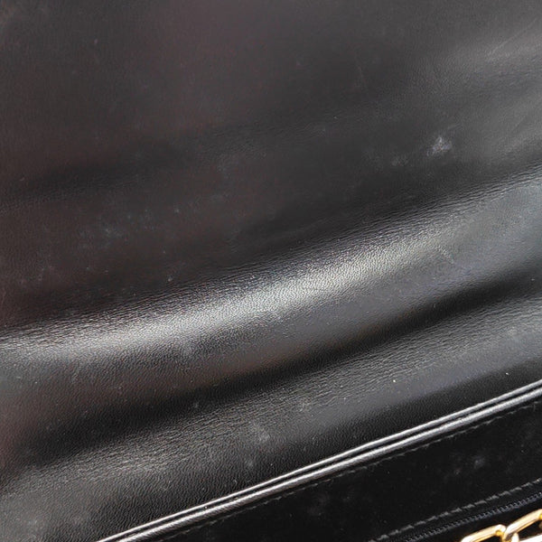 Calfskin Shoulder Bag Black