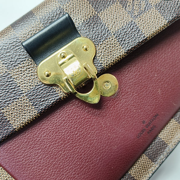 VAVIN Damier Ebene Coated Canvas Brown