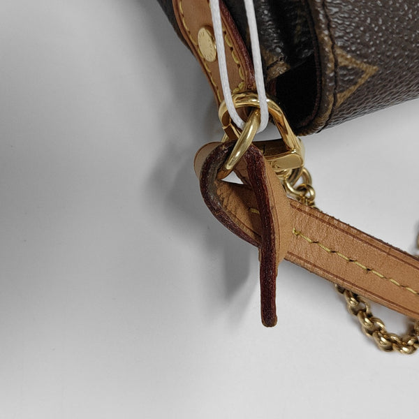FAVORITE PM Monogram Coated Canvas Brown