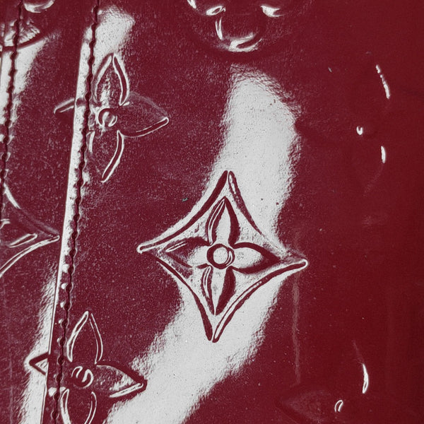 SARAH Monogram Patent Leather Red