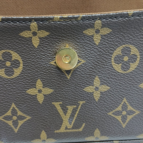 IVY Monogram Coated Canvas Brown