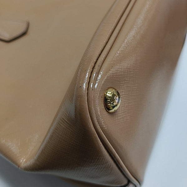 Double Saffiano Calfskin Brown