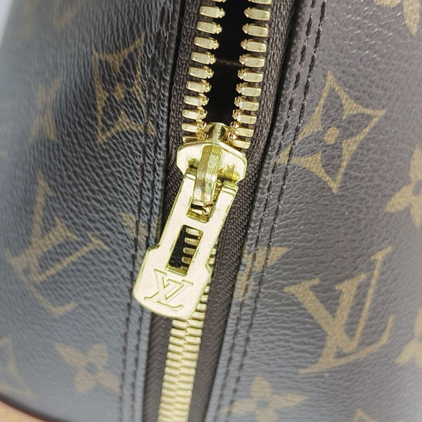 ALMA PM Monogram Coated Canvas Brown