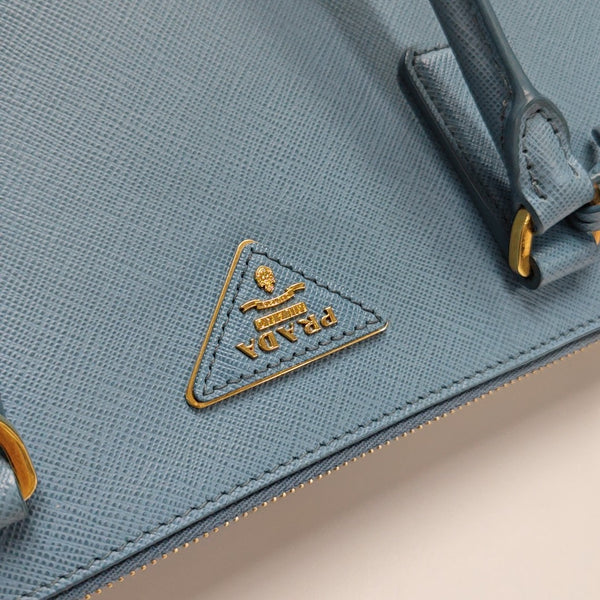 Galleria Large Calfskin Blue