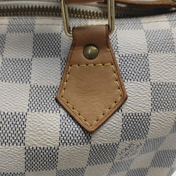 SPEEDY 30 Lona Damier Azur Revestida Blanca