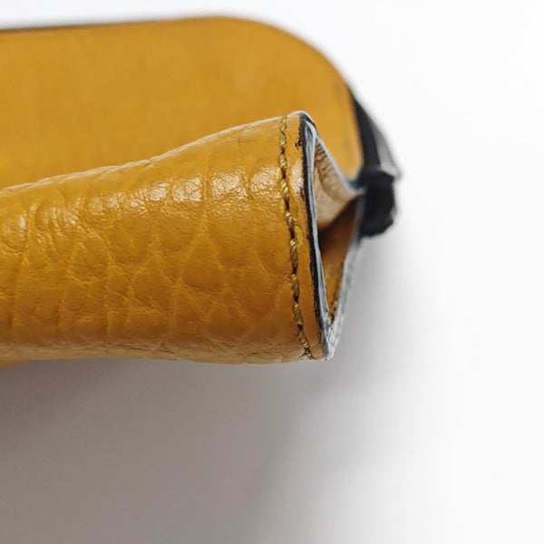 Calfskin Clutch Yellow