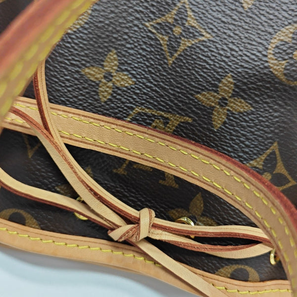 NÉONOÉ Nano Monogram Coated Canvas Brown
