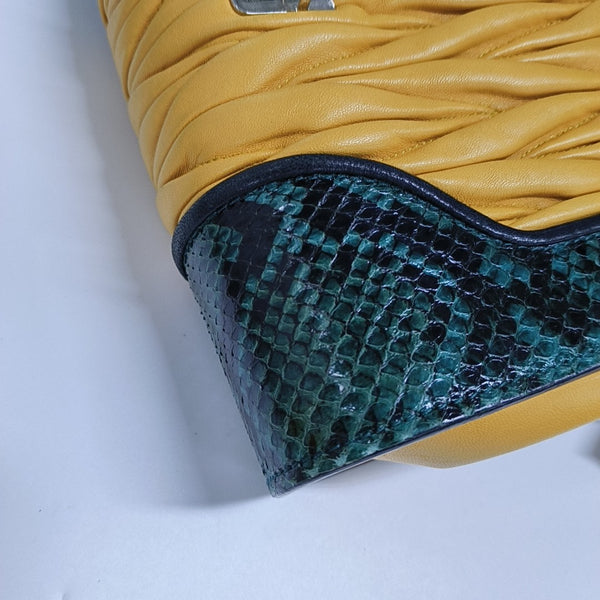 Quilted Lambskin Yellow