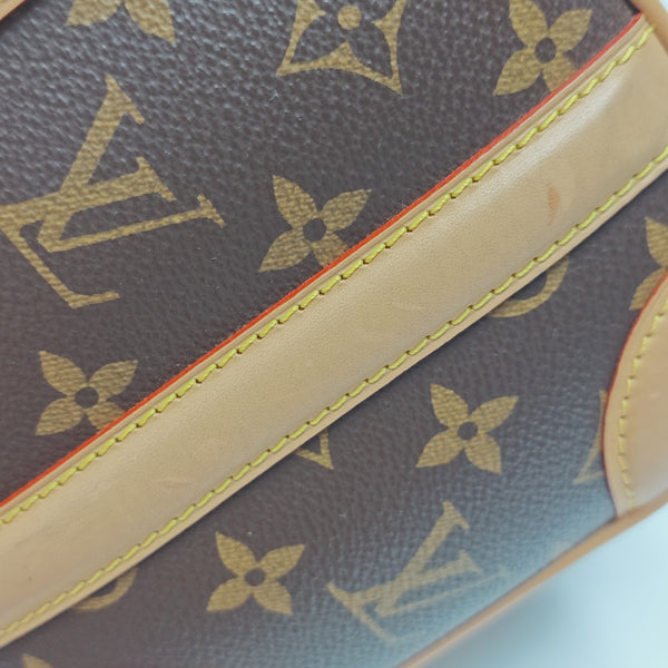 LUGGAGE Monogram Coated Canvas Brown